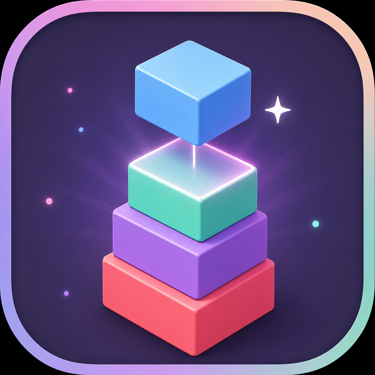 Play Rainbow Stacker Online