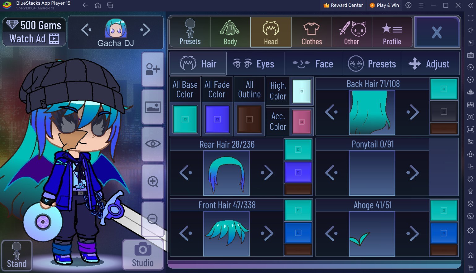 Date Look in Gacha Club