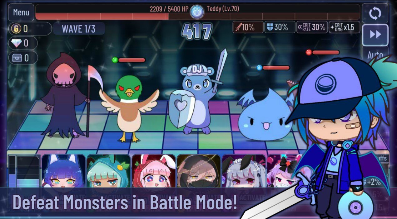 Battle Mode in Gacha Club