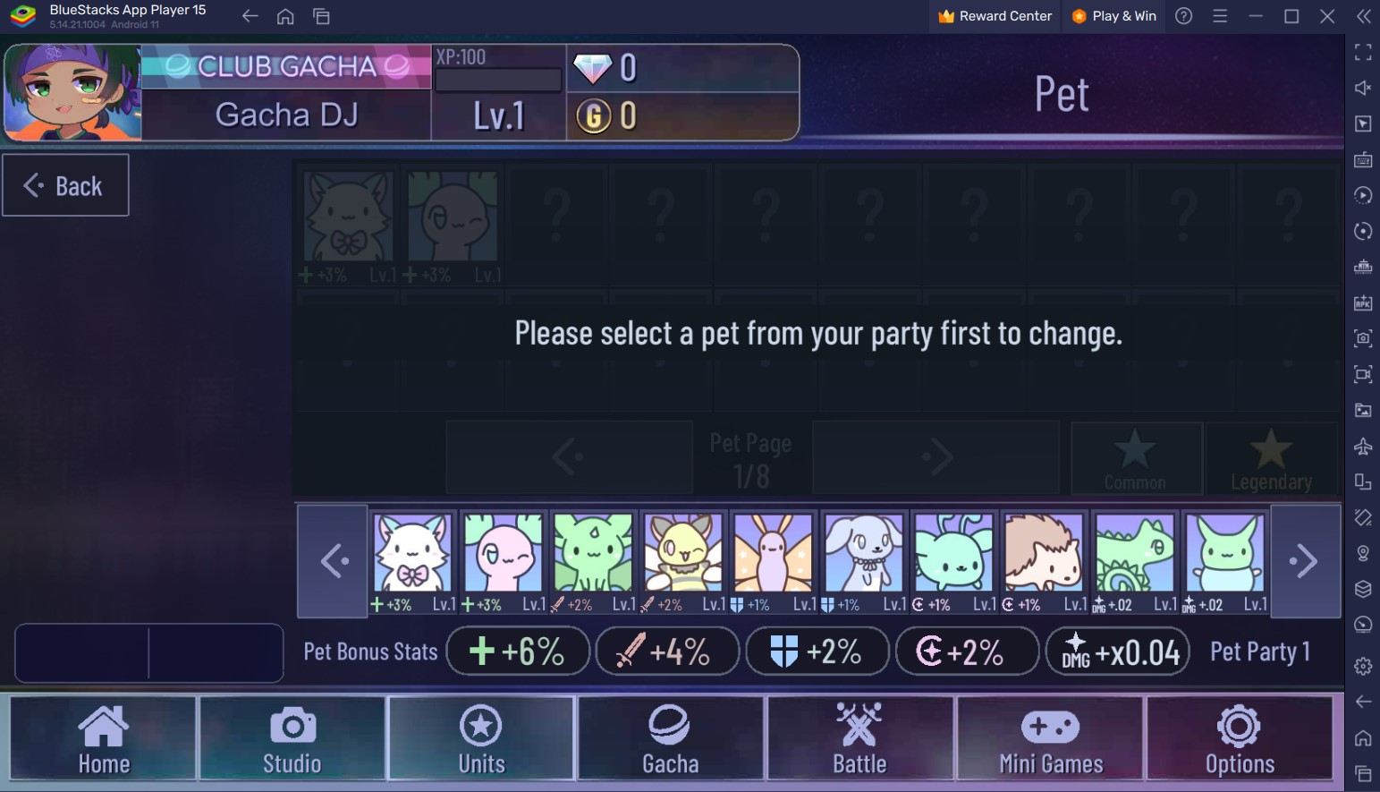 Pet Party in Gacha Club