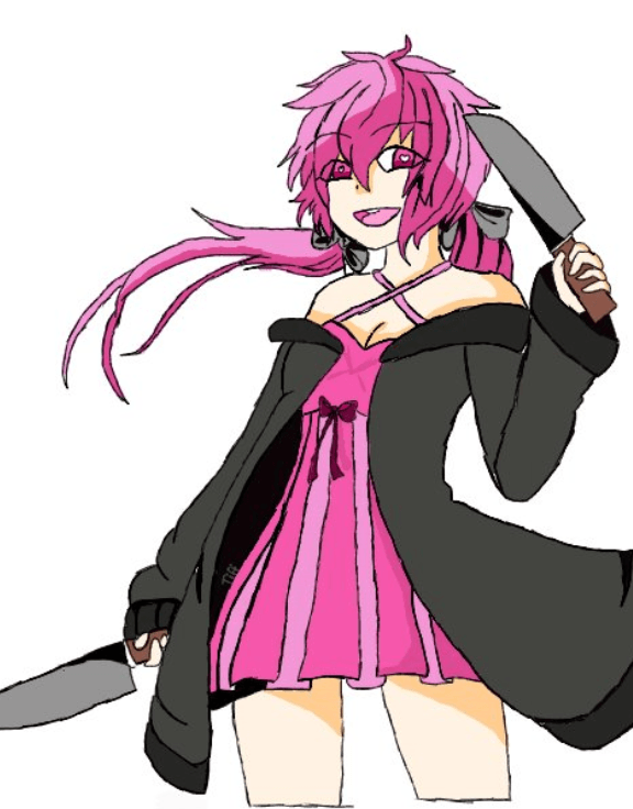 Yandere Kuku, a fiery character in Gacha Club