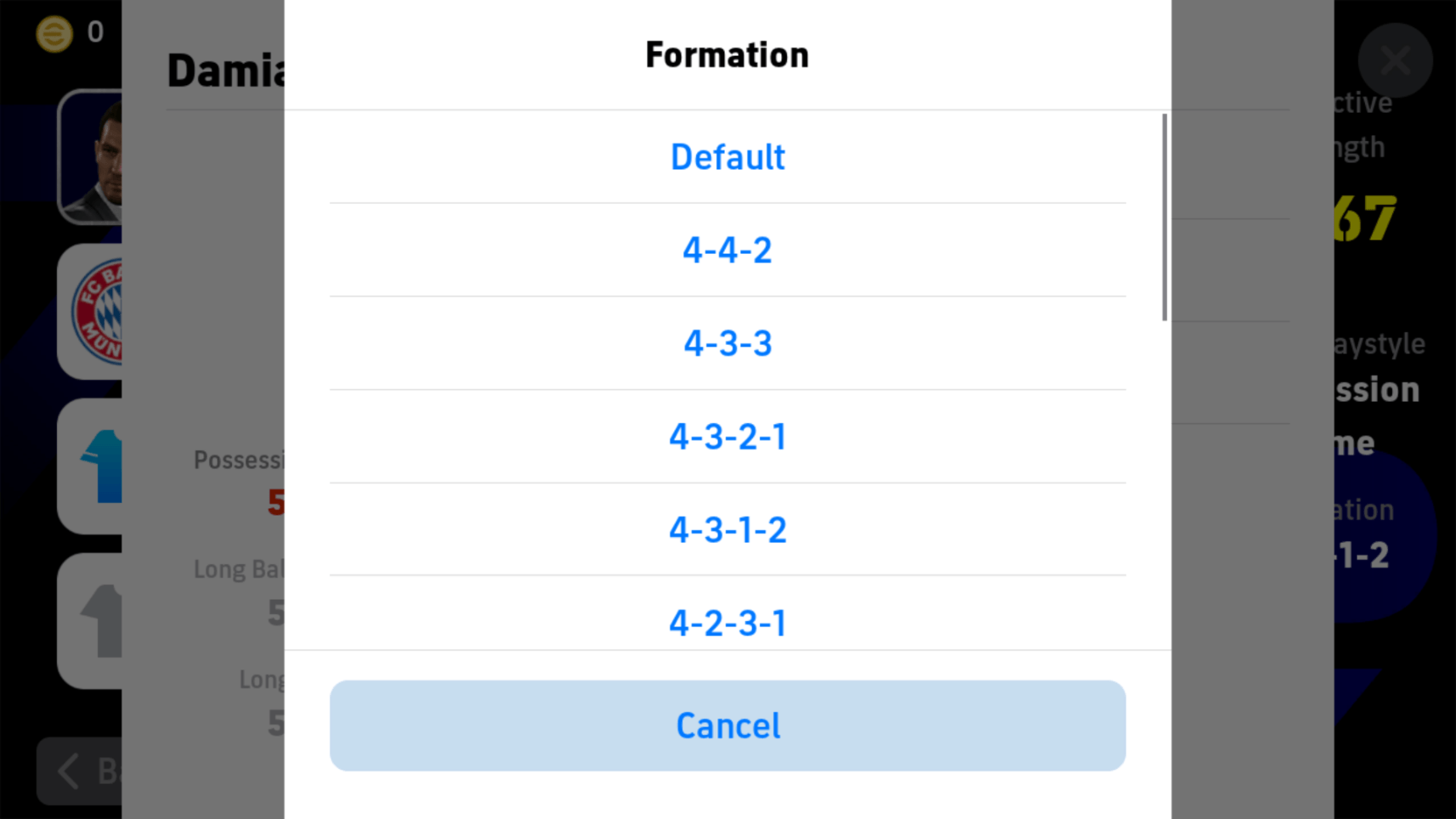 All Formations in eFootball 2024