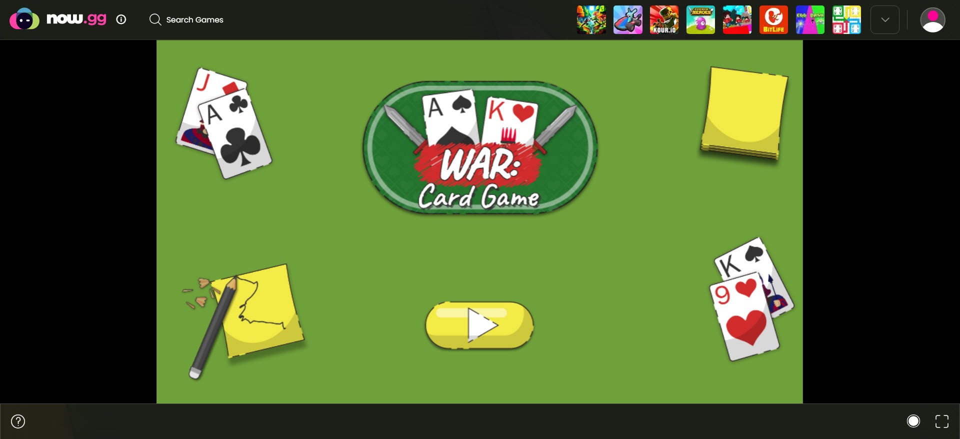 War: Card Game Online