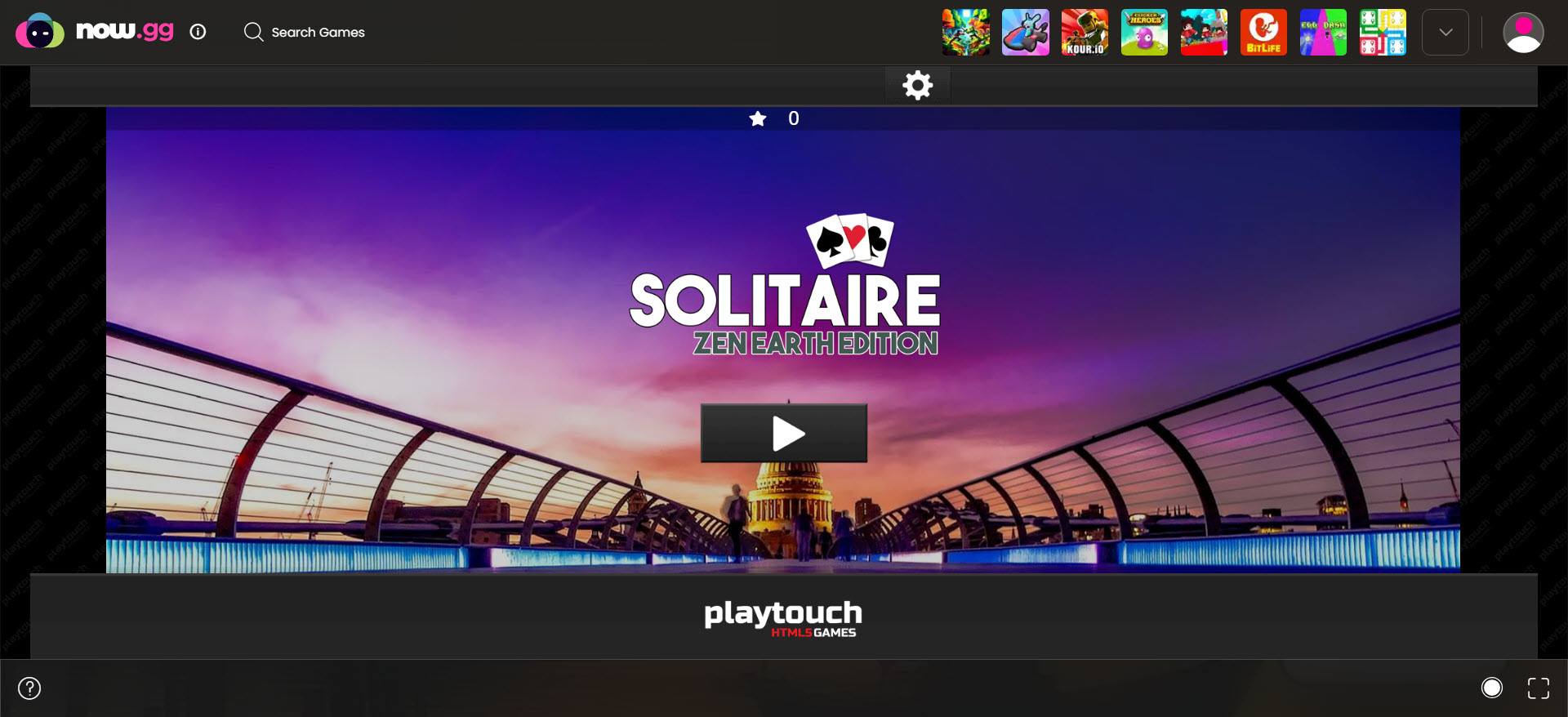 Solitaire: zen earth edition Online