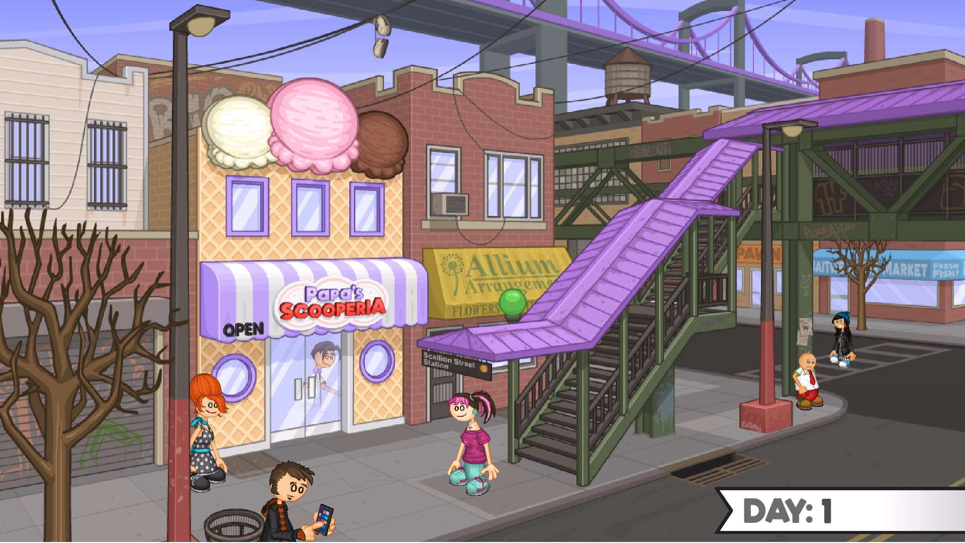 Papa's Scooperia Online