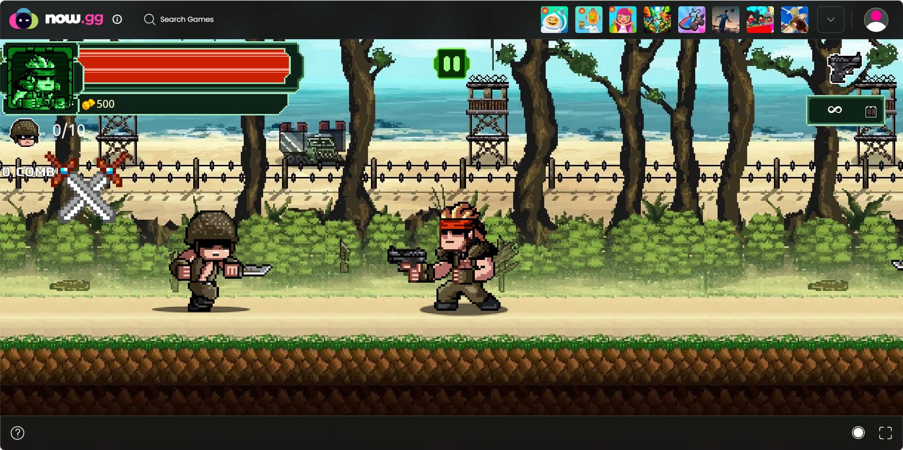 Metal Guns Fury: beat em up Online