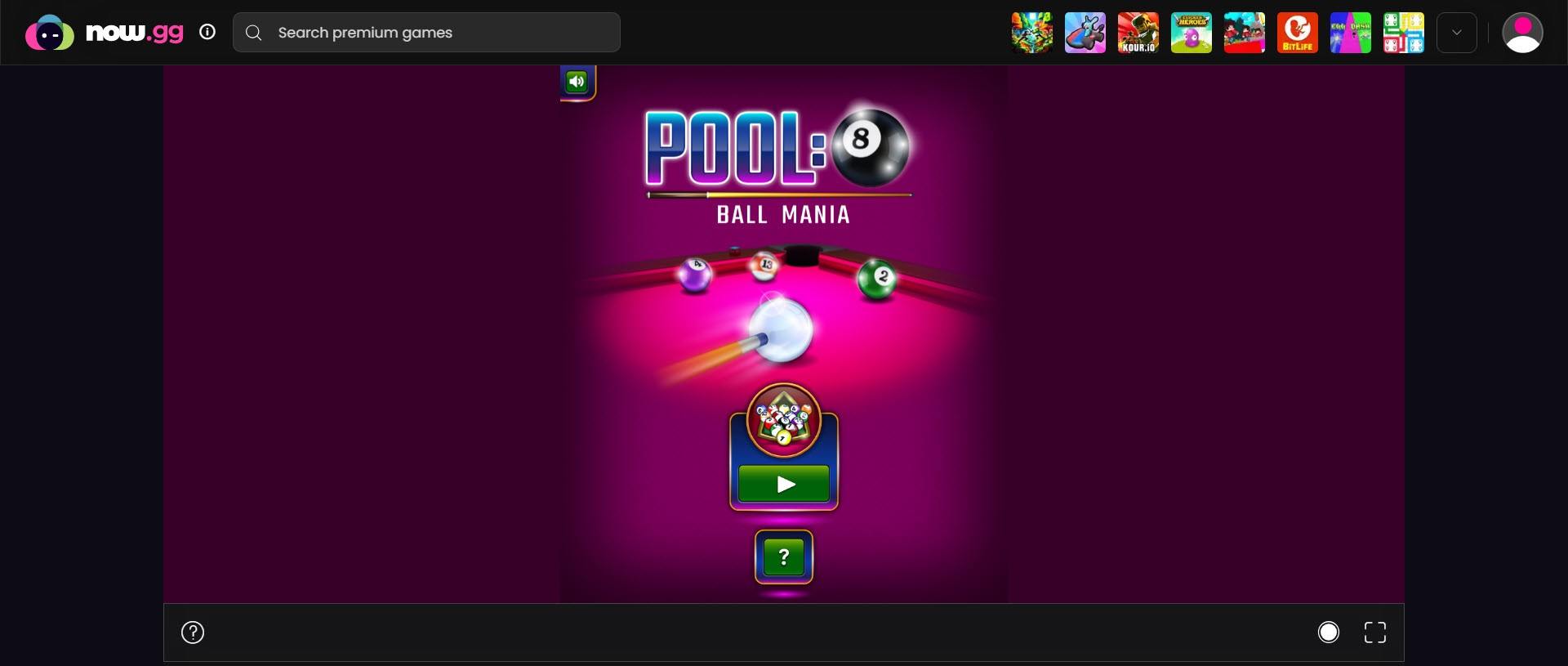 Pool: 8 Ball Mania Online
