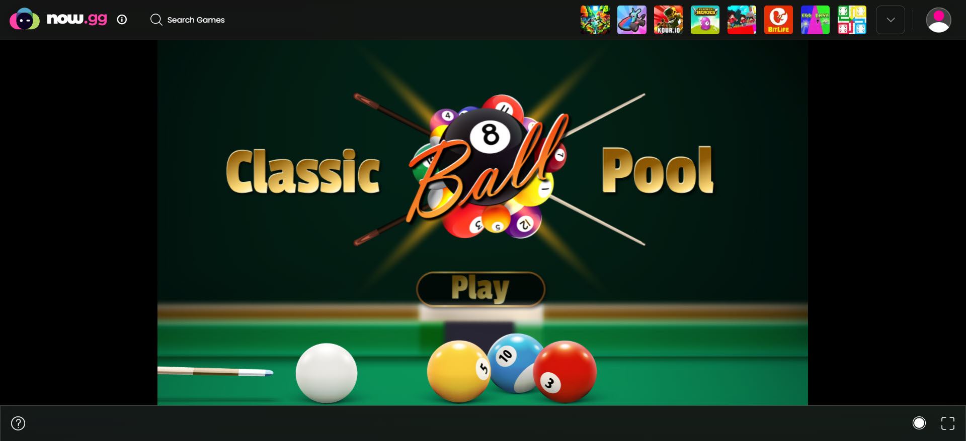 Classic 8 ball Pool Online