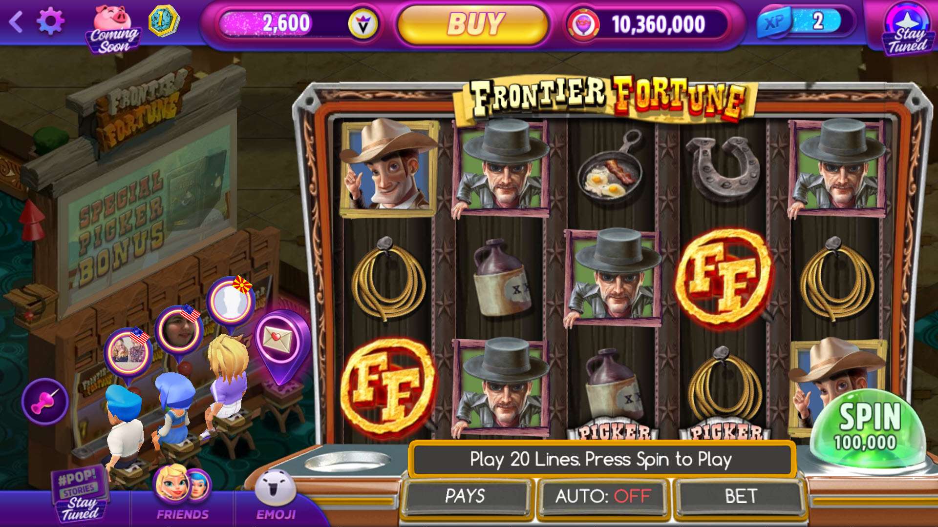 Frontier Fortune in POP! Slots â„¢- Free Vegas Casino Slot Machine Games