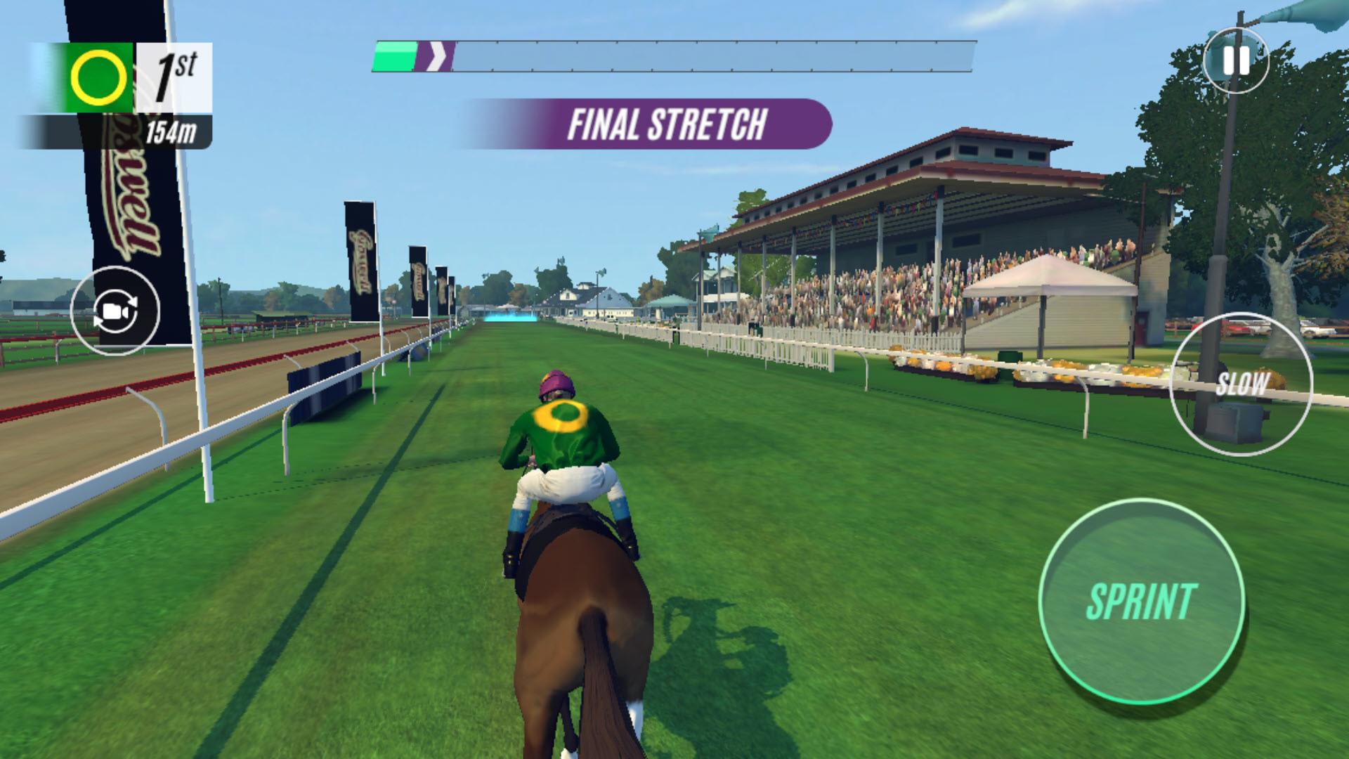 First Stretch in Rival Stars Horse Racing