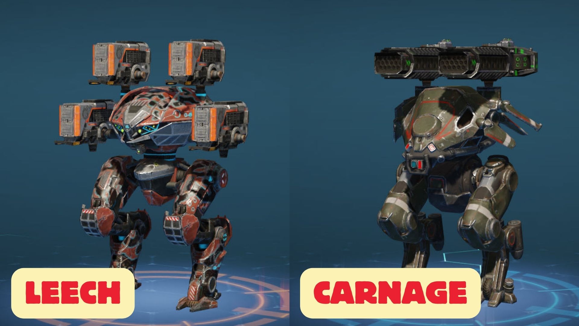 Robots with Special Abilities - Leech & Carnage