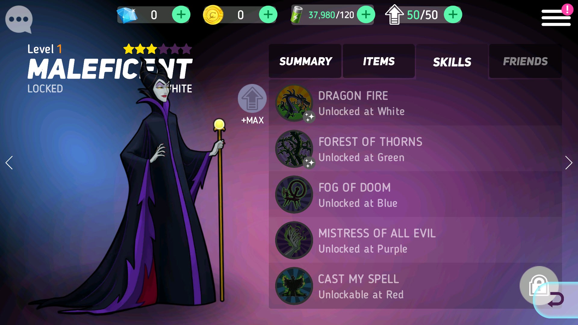 Maleficent in Disney Heroes