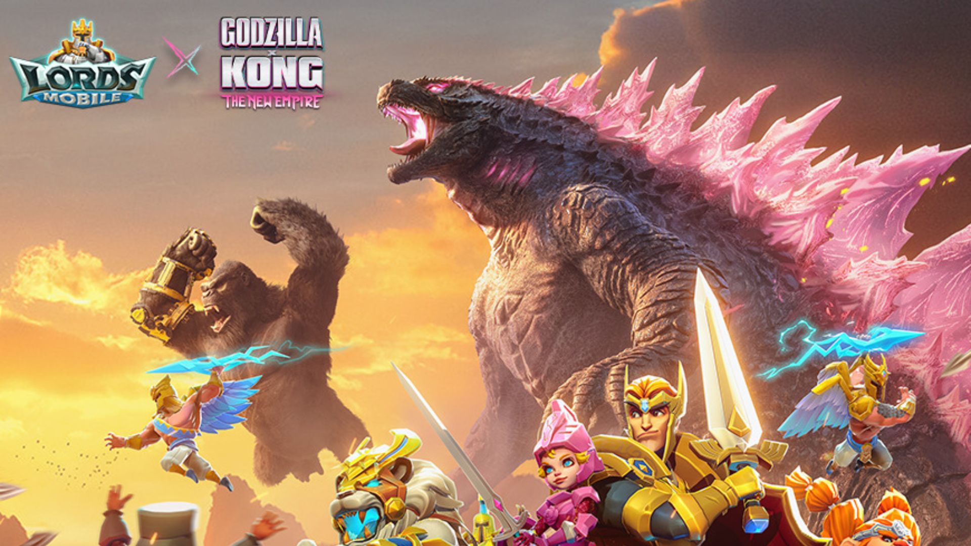 Lords Mobile X Godzilla X Kong
