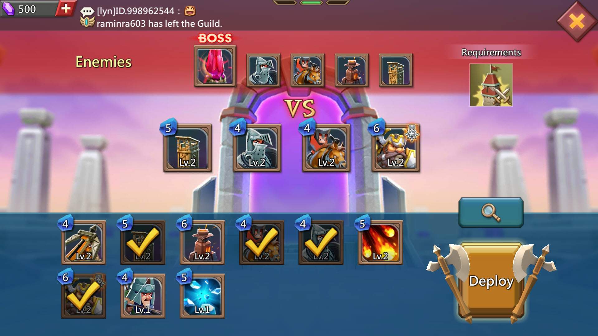 Strategic Placement of Troops