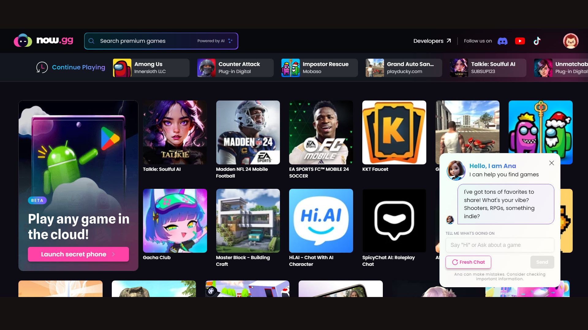 Meet Ana: Your Ultimate AI Gamer Friend