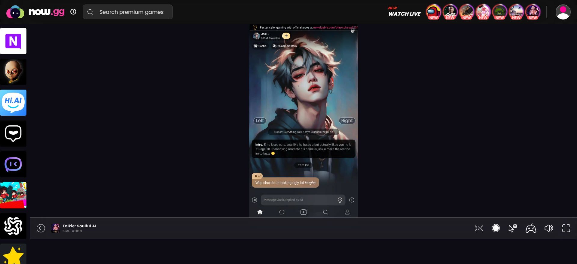 Talkie: Soulful AI Online