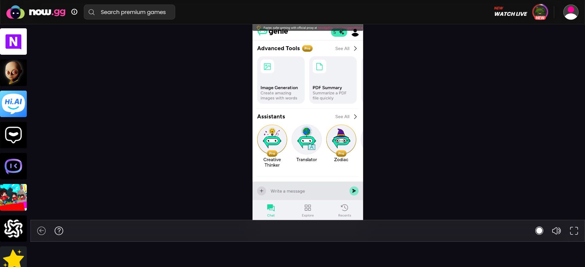 Chatbot AI - Genie Online